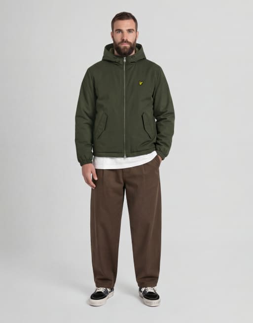 Lyle & Scott Mid jackets padded hooded zip through jacket in x848 deep depths, 3 of 6