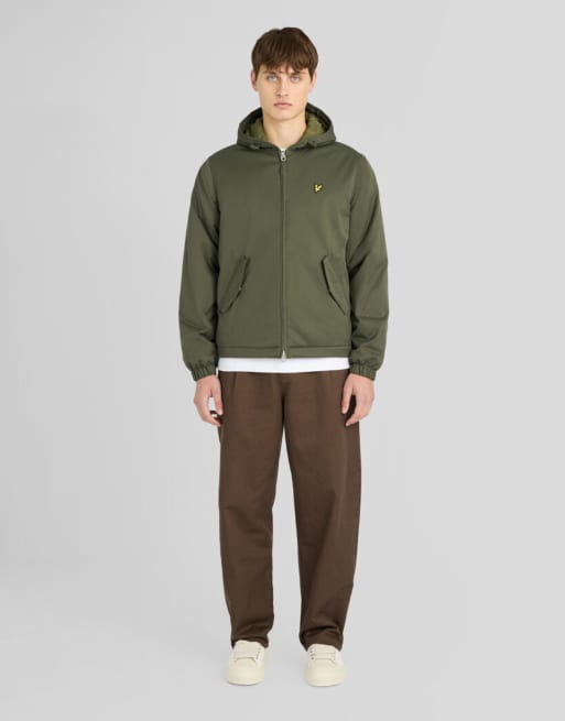 Lyle & Scott Mid jackets padded hooded zip through jacket in x848 deep depths, 2 of 6