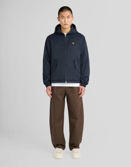 Lyle & Scott Mid jackets padded hooded zip through jacket in z271 dark navy, 2 of 6
