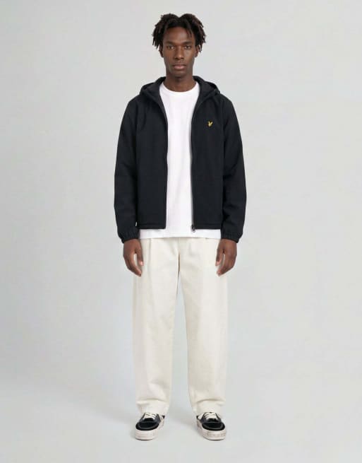 Lyle & Scott Mid jackets padded technical windbreaker in z865 jet black, 2 of 5