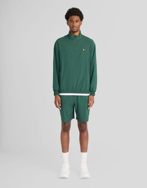 Lyle & Scott Mid jackets padel active overhead jacket in z305 canopy green, 2 of 6