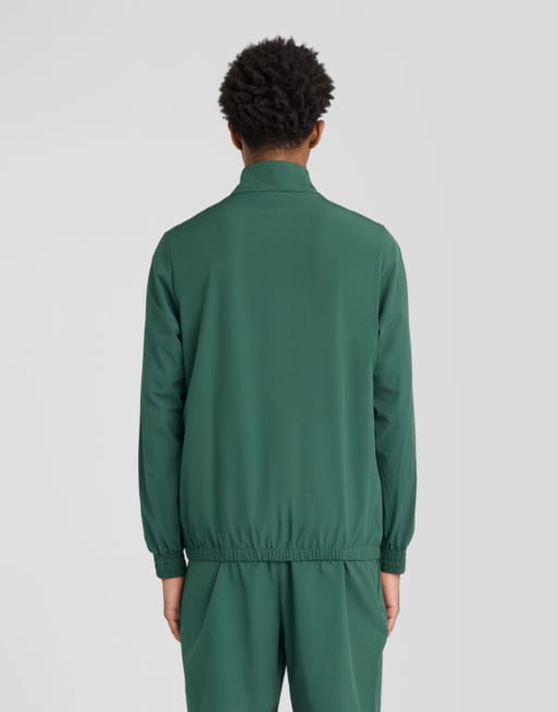Lyle & Scott Mid jackets padel active overhead jacket in z305 canopy green, 4 of 6