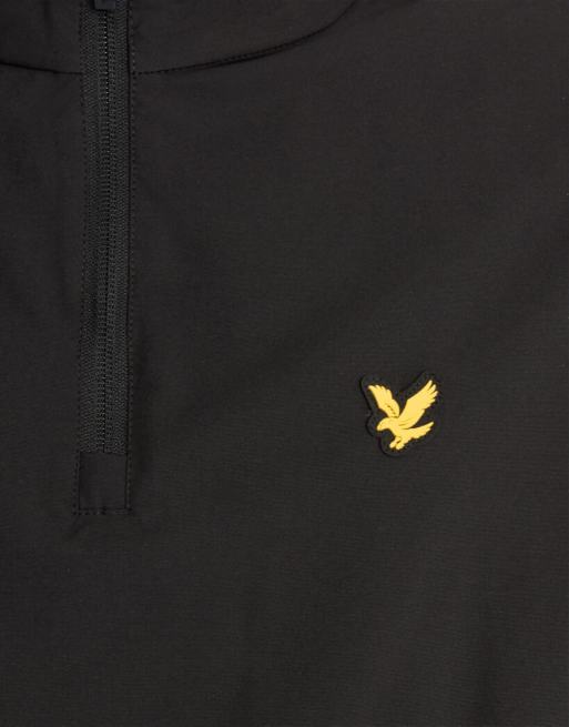 Lyle & Scott Mid jackets padel active overhead jacket in z865 jet black, 6 of 6
