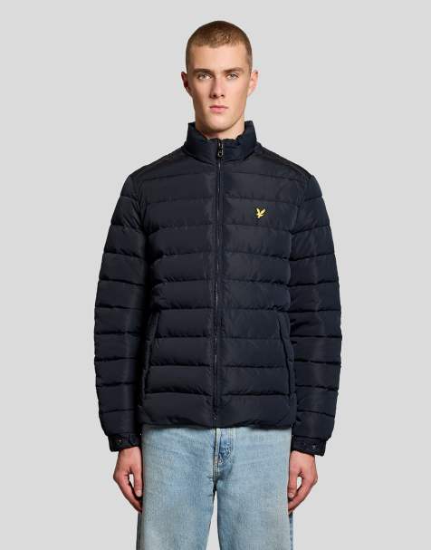 Lyle & Scott Mid jackets quilted jacket in z271 dark navy - view 1