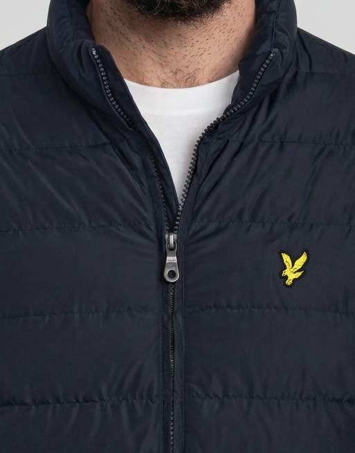 Lyle & Scott Mid jackets quilted jacket in z271 dark navy, 5 of 6