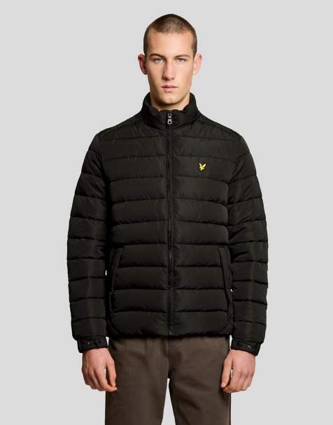 Lyle & Scott Mid jackets quilted jacket in z865 jet black - view 1