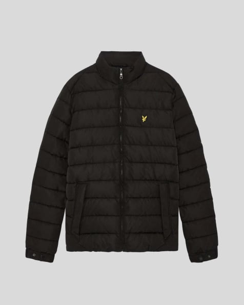 Lyle & Scott Mid jackets quilted jacket in z865 jet black - view 1