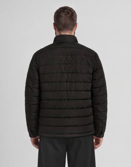Lyle & Scott Mid jackets quilted jacket in z865 jet black, 4 of 6