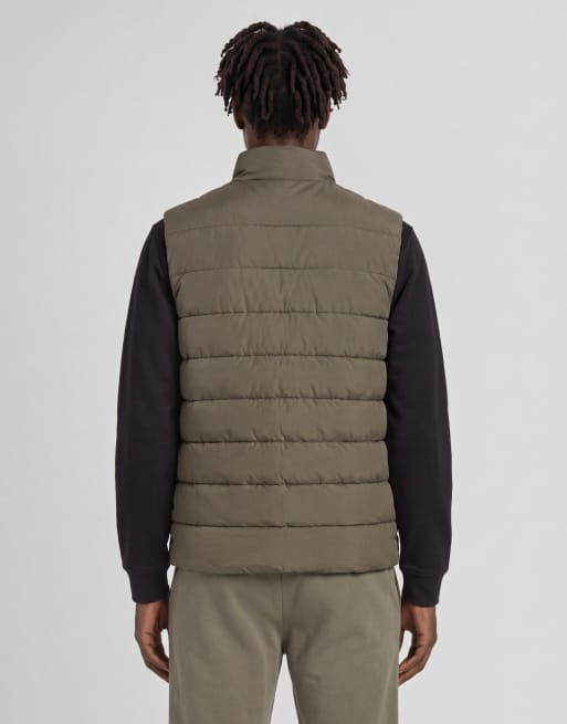 Lyle & Scott Mid jackets quilted puffer gilet in w837 woolwich, 3 of 5