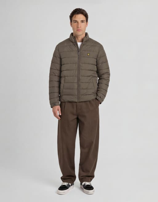 Lyle & Scott Mid jackets quilted puffer jacket in w837 woolwich, 2 of 5