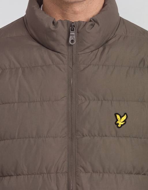 Lyle & Scott Mid jackets quilted puffer jacket in w837 woolwich, 4 of 5