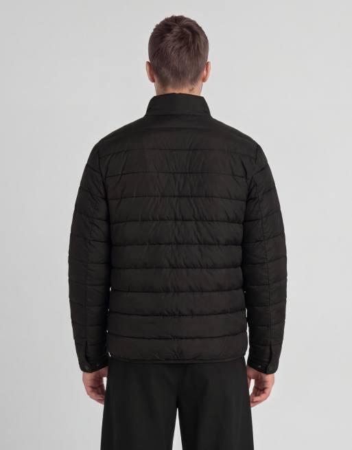 Lyle & Scott Mid jackets quilted puffer jacket in x087 saddle, 3 of 5