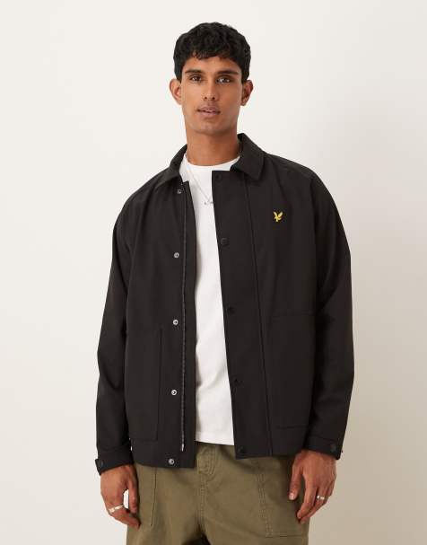 Lyle & Scott Mid jackets softshell work jacket in z865 jet black - view 1