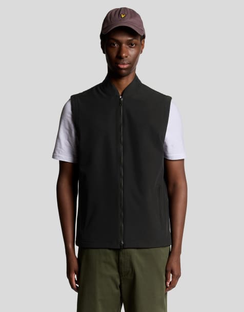 Lyle & Scott Mid jackets tech softshell gilet in w835 lacquer - view 1