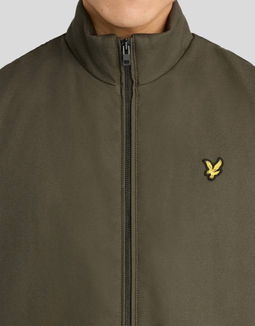 Lyle & Scott Mid jackets wadded canvas gilet in y321 shadow slate, 3 of 6