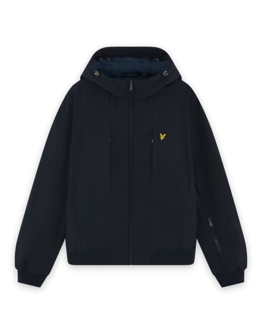 Lyle & Scott Mid jackets wadded softshell jacket in z271 dark navy, 5 of 6