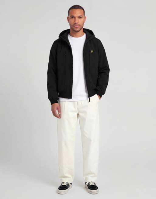 Lyle & Scott Mid jackets wadded softshell jacket in z865 jet black, 2 of 5