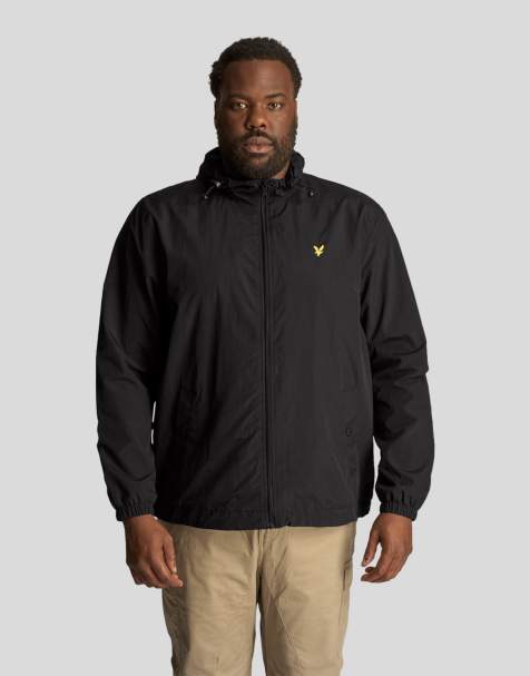 Lyle & Scott Mid jackets zip through hooded jacket in y295 clover green - view 1