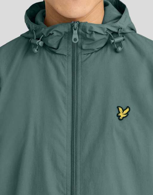 Lyle & Scott Mid jackets zip through jacket in x858 silver pine, 3 of 6