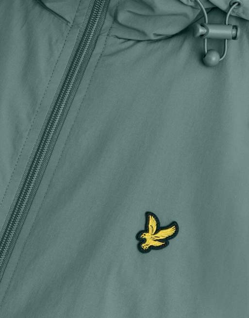 Lyle & Scott Mid jackets zip through jacket in x858 silver pine, 6 of 6