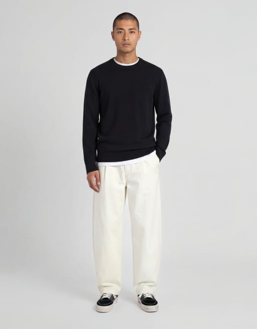 Lyle & Scott Mid knits Milano pull col rond en w835 lacquer, 3 de 6