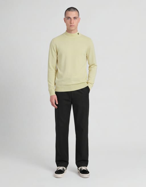 Lyle & Scott Mid knits Strickpullover mit Rollkragen in gedecktem Elfenbein, 3 von 6