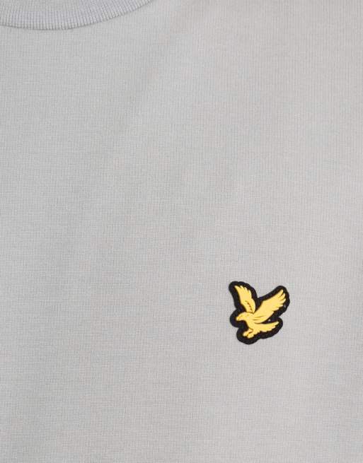 Lyle & Scott Mid layers crew neck fly fleece in y106 ultimate grey, 6 of 6