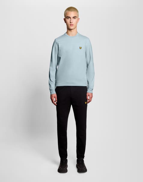 Lyle & Scott Mid layers crew neck fly fleece in z271 dark navy