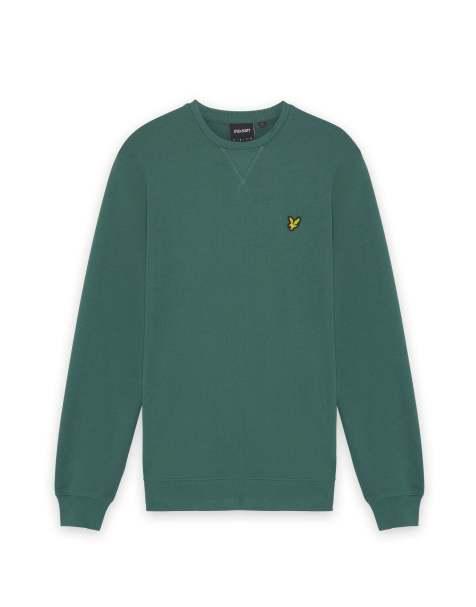 Lyle & Scott Mid layers crew neck sweatshirt in w130 everglade - view 1