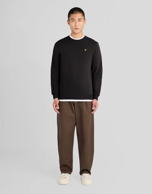 Lyle & Scott Mid layers crew neck sweatshirt in x087 saddle, 2 of 6