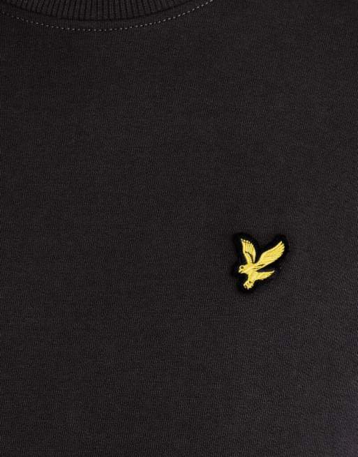 Lyle & Scott Mid layers crew neck sweatshirt in x087 saddle, 6 of 6