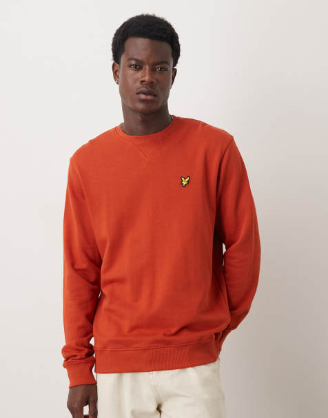 Lyle & Scott Mid layers crew neck sweatshirt in x860 tuscan red - view 1
