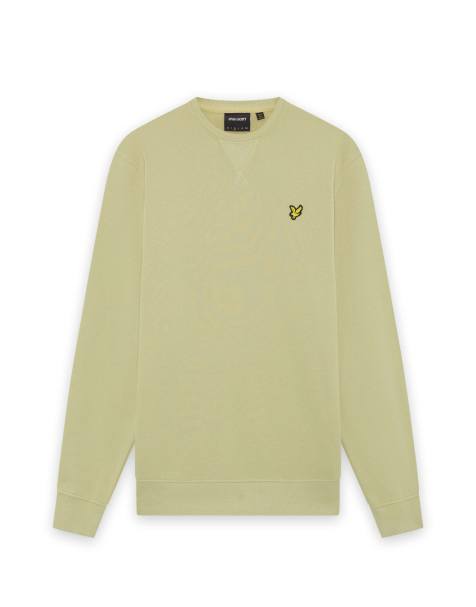 Lyle & Scott Mid layers crew neck sweatshirt in y119 herb green - view 1