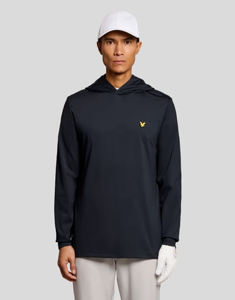 Lyle & Scott Mid layers golf core midlayer hoodie in z271 dark navy - view 1