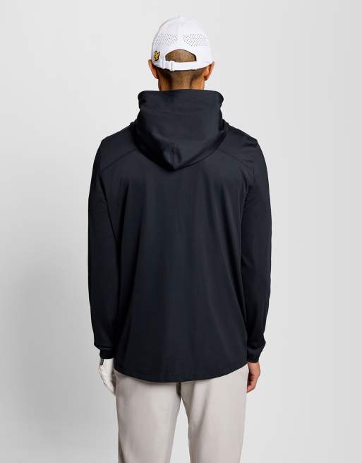 Lyle & Scott Mid layers golf core midlayer hoodie in z271 dark navy, 4 of 7