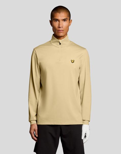 Lyle & Scott Mid layers golf core quarter zip midlayer in x836 mojave - view 1