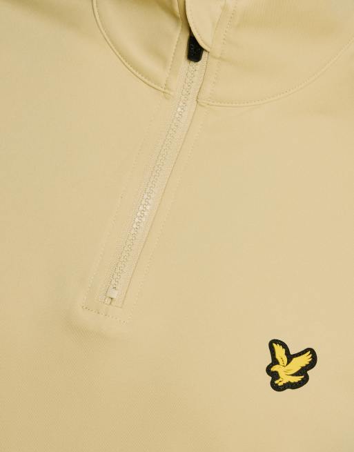 Lyle & Scott Mid layers golf core quarter zip midlayer in x836 mojave, 6 of 6