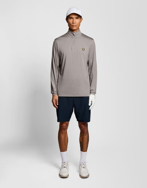 Lyle & Scott Mid layers golf core quarter zip midlayer in y106 ultimate grey, 2 of 7