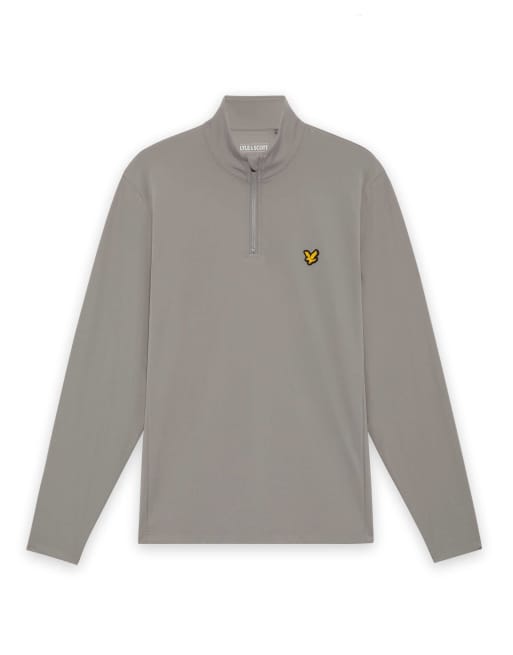 Lyle & Scott Mid layers golf core quarter zip midlayer in y106 ultimate grey, 5 of 7