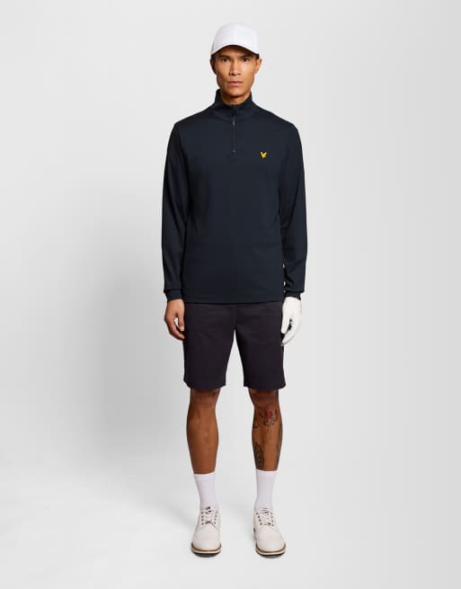 Lyle & Scott Mid layers golf core quarter zip midlayer in z271 dark navy, 2 of 7