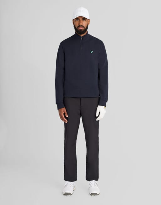 Lyle & Scott Mid layers golf quarter zip midlayer in z271 dark navy, 2 of 5