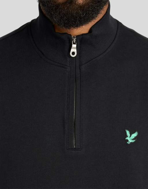 Lyle & Scott Mid layers golf quarter zip midlayer in z865 jet black, 3 of 5