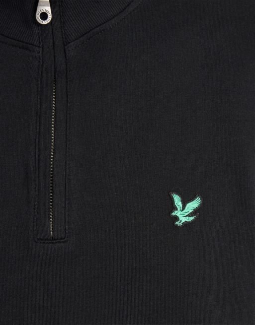 Lyle & Scott Mid layers golf quarter zip midlayer in z865 jet black, 5 of 5
