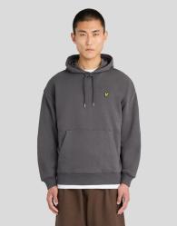 Lyle & Scott Mid layers heavyweight loopback pullover hoodie in w635 gunmetal