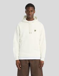 Lyle & Scott Mid layers heavyweight loopback pullover hoodie in x008 antarctic
