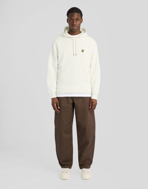 Lyle & Scott Mid layers heavyweight loopback pullover hoodie in x008 antarctic, 2 of 6