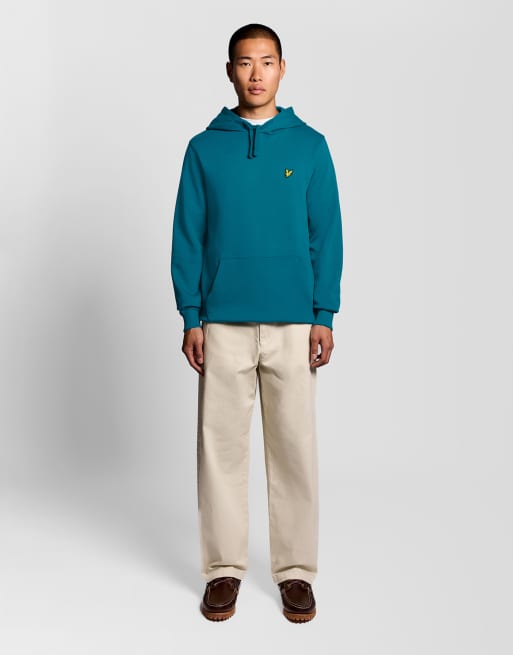 Lyle & Scott - Mid Layers - Hoodie zonder sluiting in y134 lagune blauw, 3 van 5