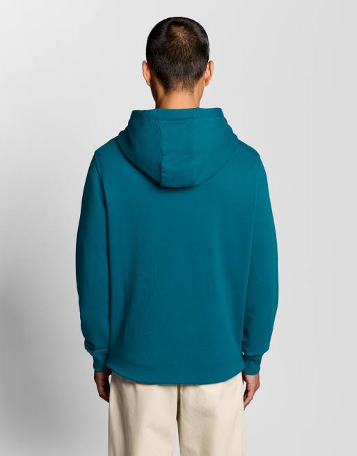 Lyle & Scott - Mid Layers - Hoodie zonder sluiting in y134 lagune blauw, 4 van 5