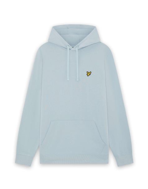 Lyle & Scott Mid layers pullover hoodie in w596 opal blue - view 1