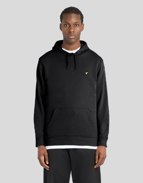 Lyle & Scott Mid layers pullover hoodie in x087 saddle - view 1
